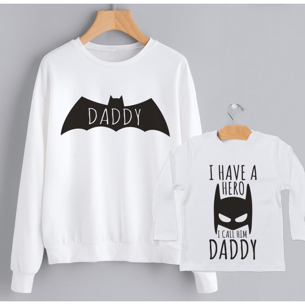 Coordinato papà e figlio Batman  I have a hero i call him daddy