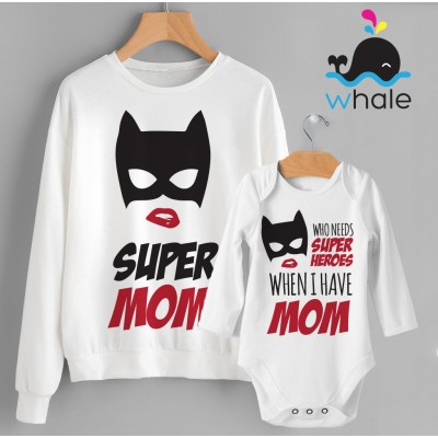 Coordinato Mamma e figlio SuperMom who needs super heroes when I have Mom
