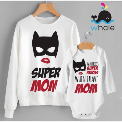 Coordinato Mamma e figlio SuperMom who needs super heroes when I have Mom Coordinato Mamma e figlio SuperMom who needs super heroes when I have Mom