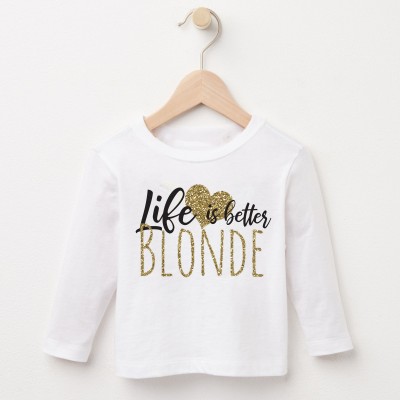 Felpe Mamma e figlia Life is better blonde
