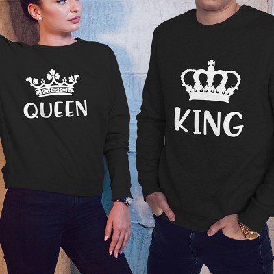 Felpa di Coppia -  King e Queen