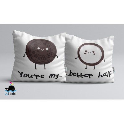 Coppia di Cuscini Bestfriends Oreo Coppia di Cuscini Bestfriends Oreo