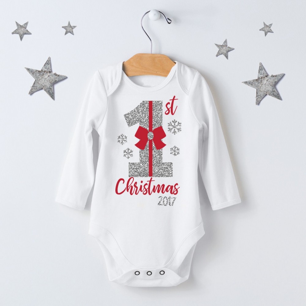 Bodino neonato natalizio - First Christmas 2017