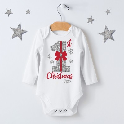 Bodino neonato natalizio - First Christmas 2017