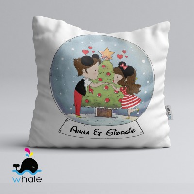 Cuscino Topolino & Minnie Natale