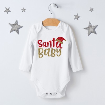 Bodino neonato natalizio - Santa Baby