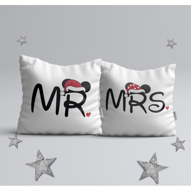 Cuscini Natale - Mr. & Mrs.