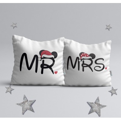 Cuscini Natale - Mr. & Mrs.