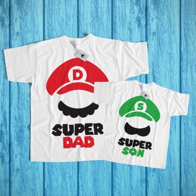 Magliette Padre e Figlio - Super Dad & Super Son Magliette Padre e Figlio - Super Dad & Super Son