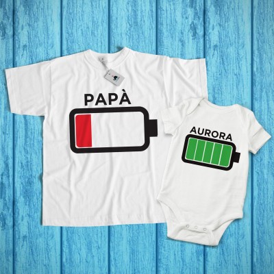 Magliette Padre e Figlia - Batteria Magliette Padre e Figlia - Batteria