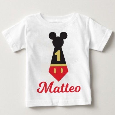 Festa a Tema Topolino/ T-shirt Compleanno Festa a Tema Topolino/ T-shirt Compleanno
