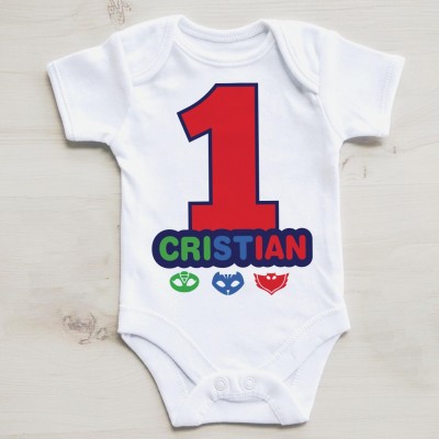 Festa a Tema Pj masks Bodino/ T-shirt Compleanno