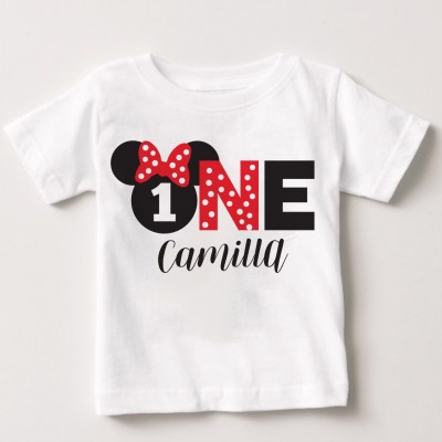 Festa a Tema Minnie/ T-shirt Compleanno