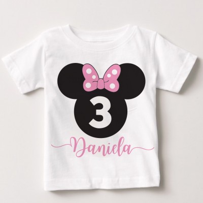 Festa a Tema Minnie/ T-shirt Compleanno