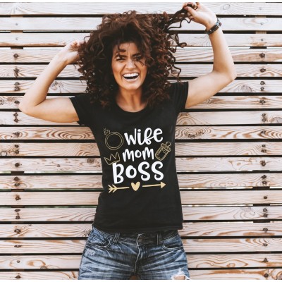 T-shirt Mamma e Figlia/o -  Boss & Mini Bosss