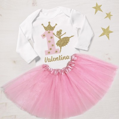 maglietta per Festa di  Compleanno tema Ballerina