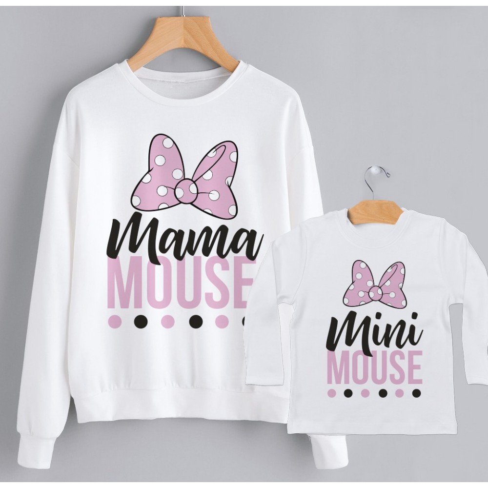 Coordinato Mamma e Figlia - Mama Mouse e Mini Mouse
