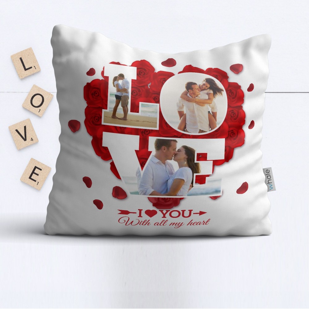 Cuscino Personalizzato con Foto -  Love