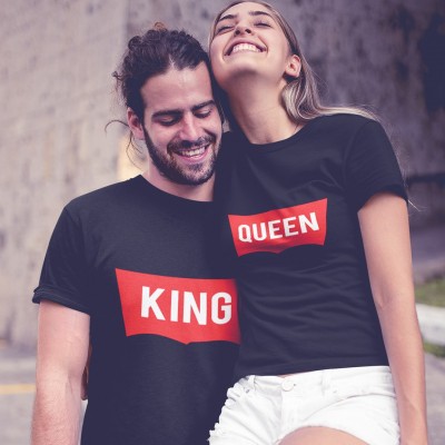 T-shirts di Coppia - King & Queen