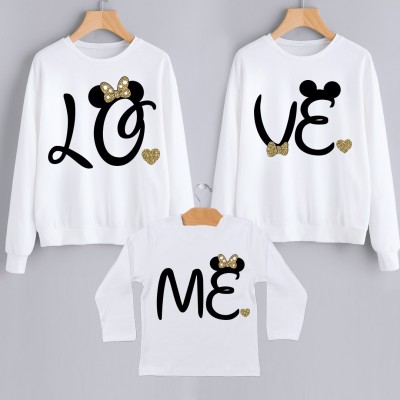 Coordinato Felpa e t-shirt San Valentino Lo-Ve Me