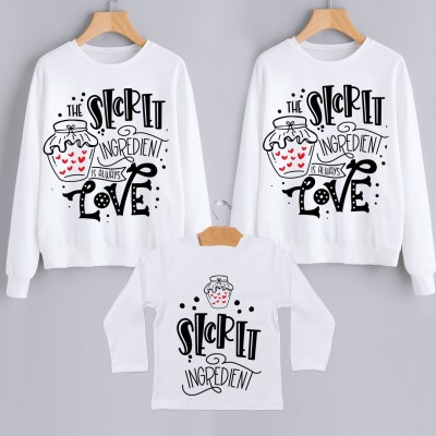 Coordinato Felpa e t-shirt San Valentino Lo-Ve Me