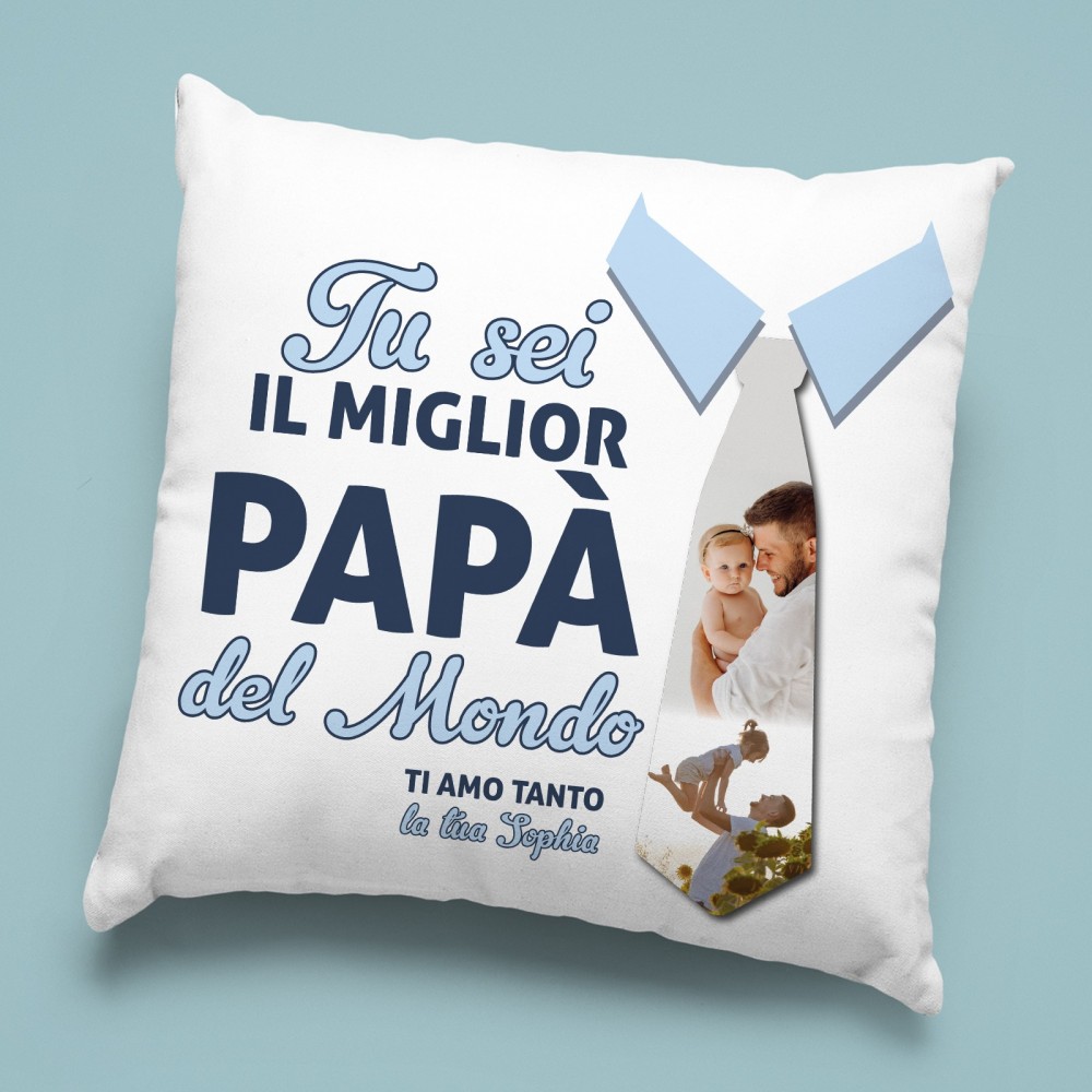 Festa del Papà - Cuscino Personalizzato Festa del Papà - Cuscino Personalizzato