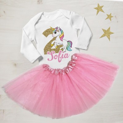 T-shirt  Compleanno Party Tema Unicono