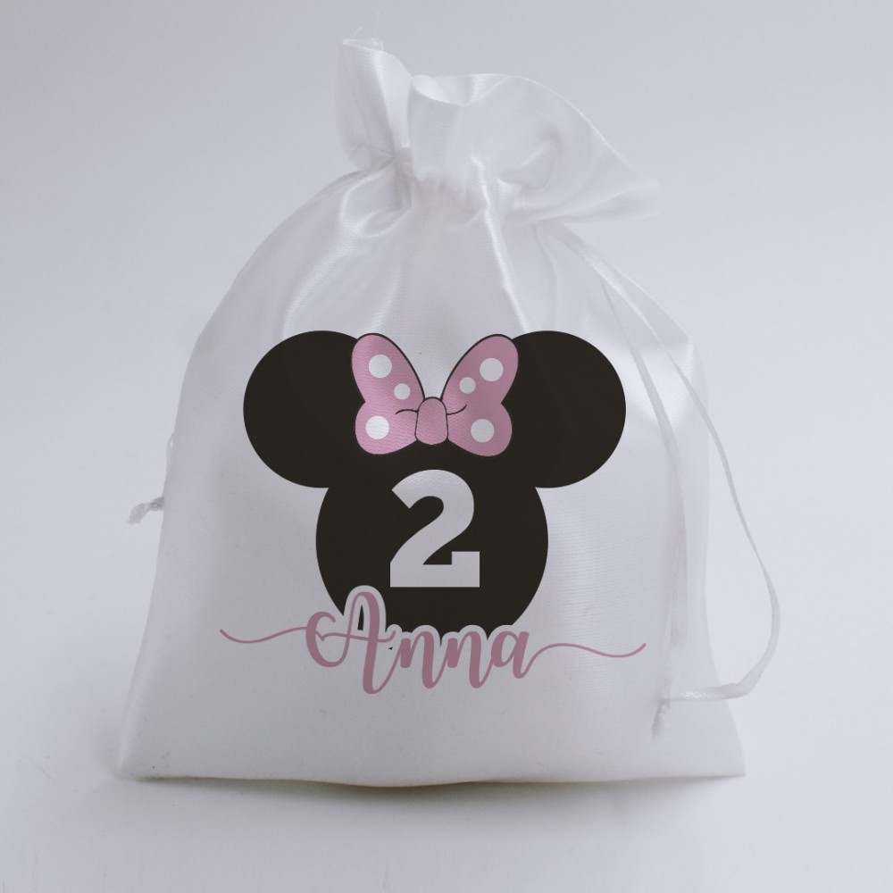 Sacchetti Portaconfetti Personalizzati - Festa a tema Minnie Pink
