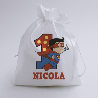 Sacchetti Portaconfetti Personalizzati - Festa a tema Superman