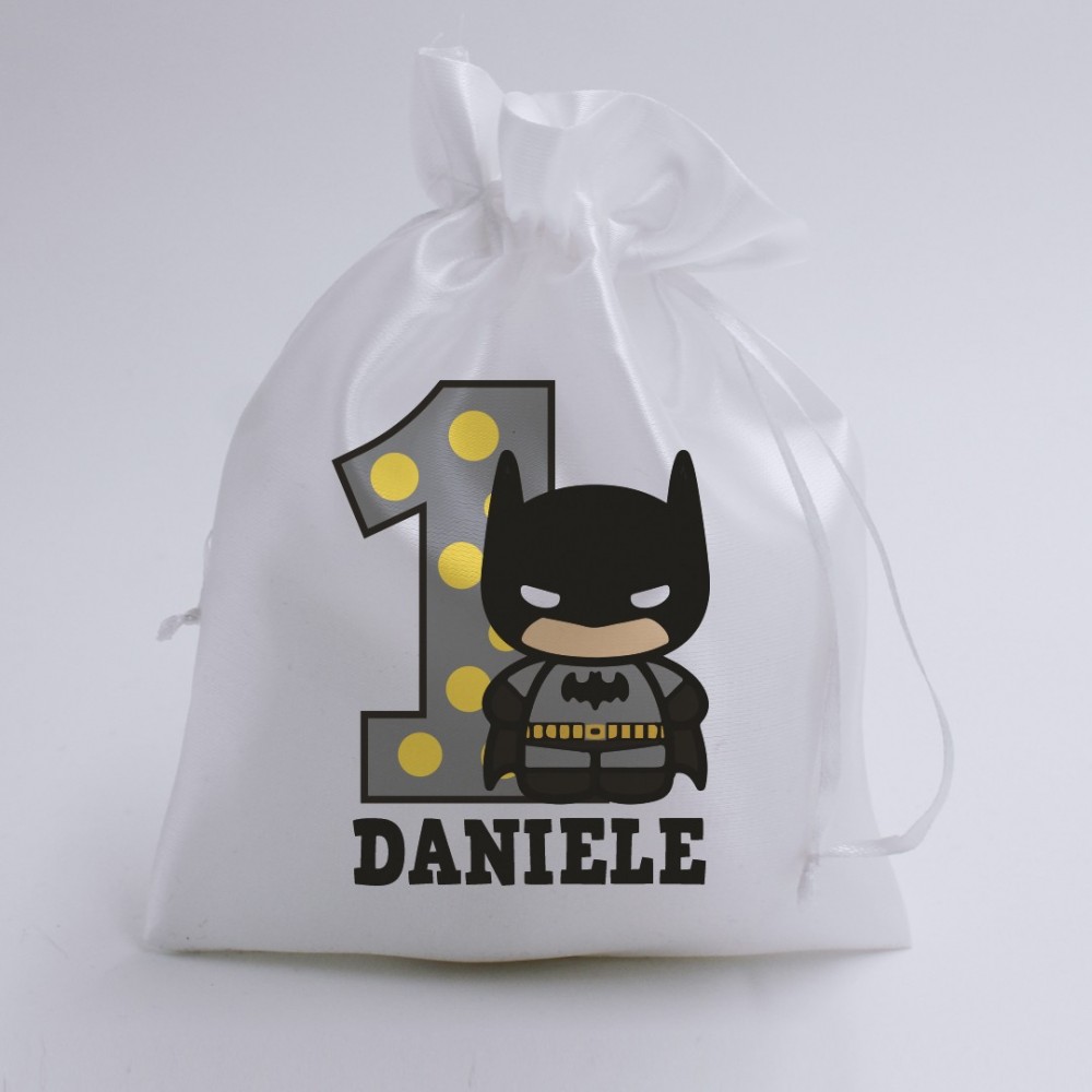 Sacchetti Portaconfetti Personalizzati - Festa a tema Batman