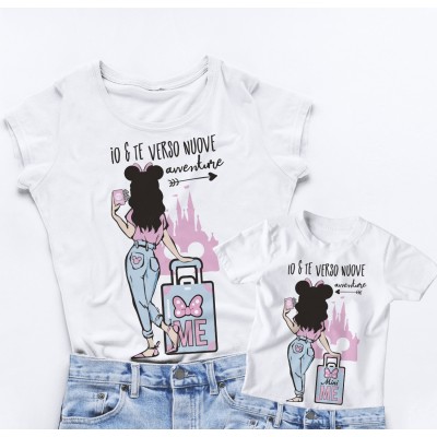 T-shirt Mamma e Figlia - Me & Mini Me in Viaggio