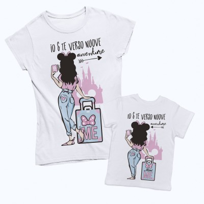 T-shirt Mamma e Figlia - Me & Mini Me in Viaggio