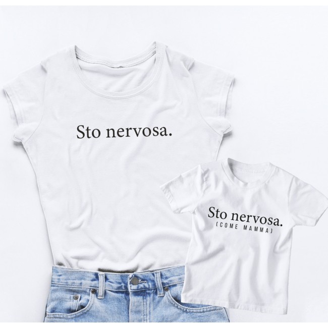 T-shirt Mamma e Figlia - Sto Nervosa