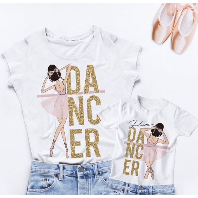 T-shirts Mamma e Figlia - Dancer & Future Dancer