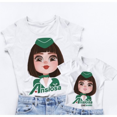 T-shirts Mamma e Figlia - Ansiosa T-shirts Mamma e Figlia - Ansiosa