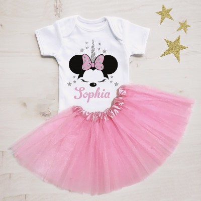 Festa a Tema Minnie Gold Bodino/ T-shirt Compleanno