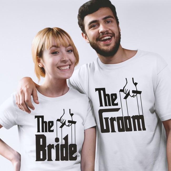 T-shirt Sposa & Sposo - The Bride The Groom