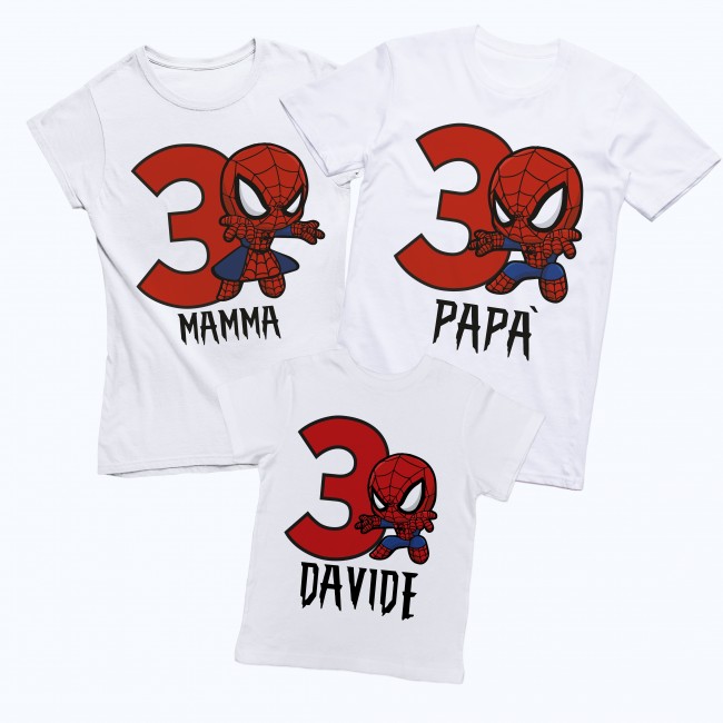 Tris Family - Party a Tema Spiderman