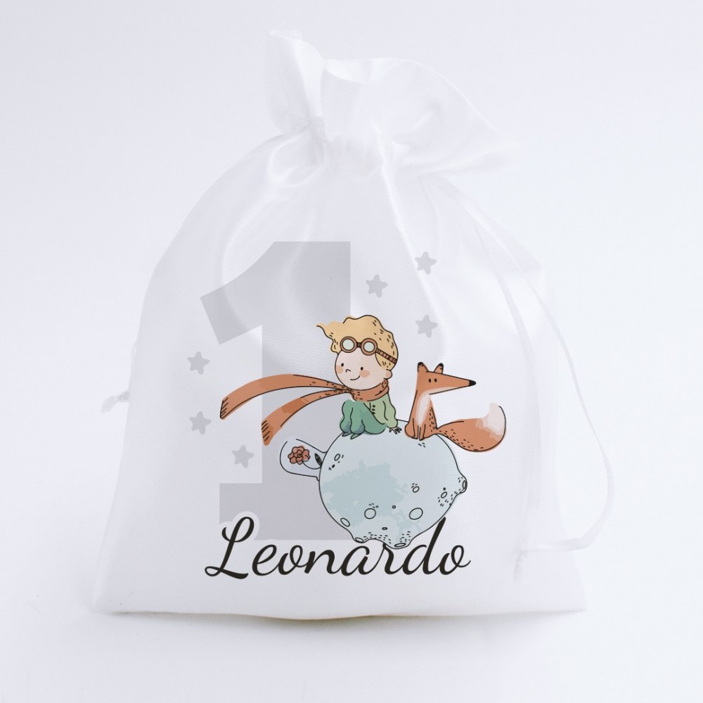 Kit 10 pz. Sacchetti Portaconfetti Personalizzati - Festa a tema Piccolo Principe