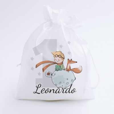 Kit 10 pz. Sacchetti Portaconfetti Personalizzati - Festa a tema Piccolo Principe
