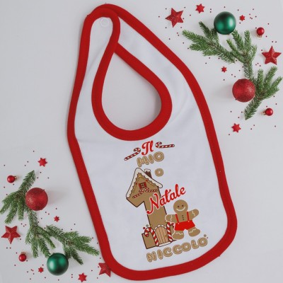 Bavetto Personalizzato Il mio primo Natale Bavetto Personalizzato Il mio primo Natale
