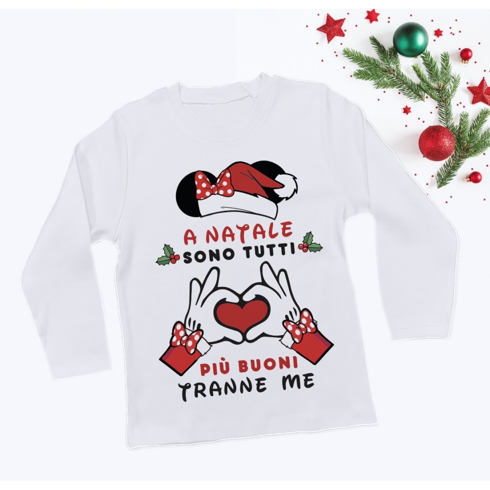 Maglietta / Bodino - A Natale sono tutti più buoni tranne me (girl) Maglietta / Bodino - A Natale sono tutti più buoni tranne me (girl)