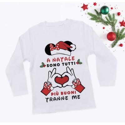 Maglietta / Bodino - A Natale sono tutti più buoni tranne me (girl) Maglietta / Bodino - A Natale sono tutti più buoni tranne me (girl)