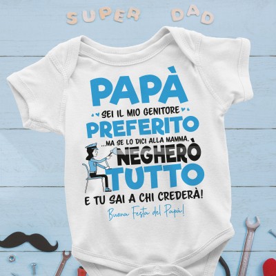 T-shirt - Papà sei il mio genitore preferito T-shirt - Papà sei il mio genitore preferito