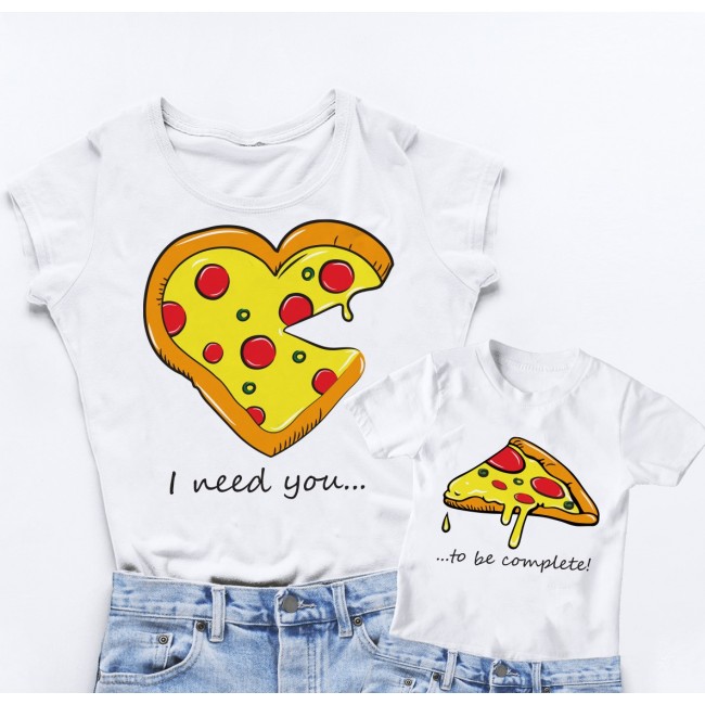 T-shirt Mamma e Figlia - I need you...to be complete!