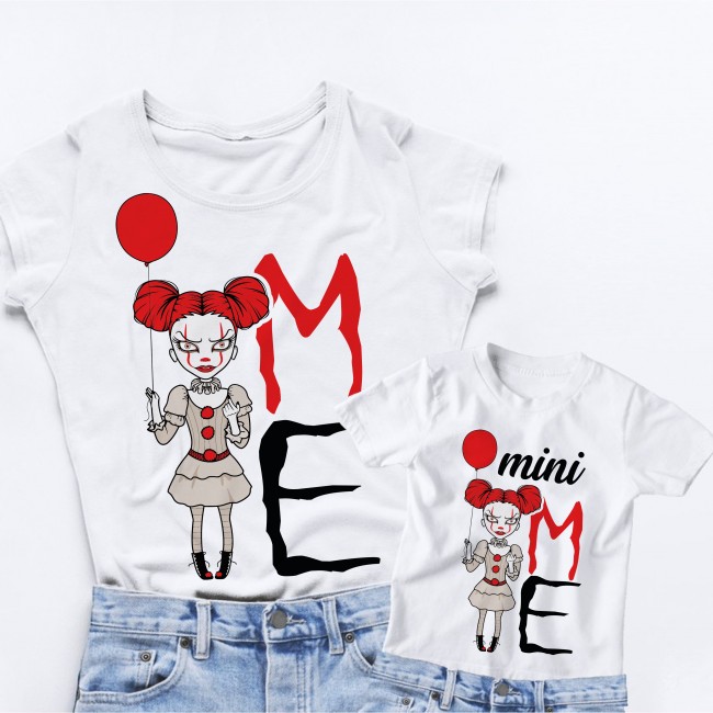 Halloween T-shirt  Me & mini me