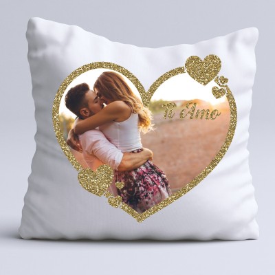 Cuscino Cuore Personalizzato con foto