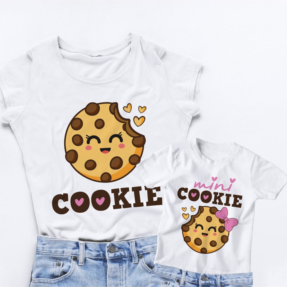 T-shirt Mamma e Figlia - Cookie & Mini Cookie