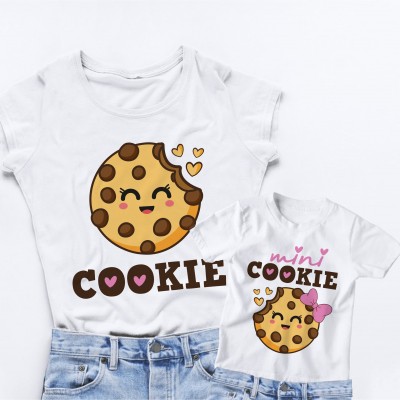 T-shirt Mamma e Figlia - Cookie & Mini Cookie