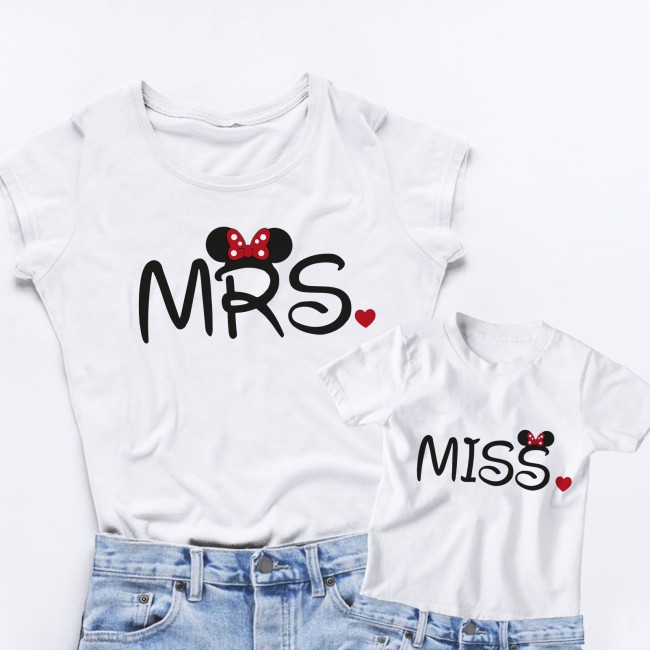 T-shirts Mrs. and Miss Minnie